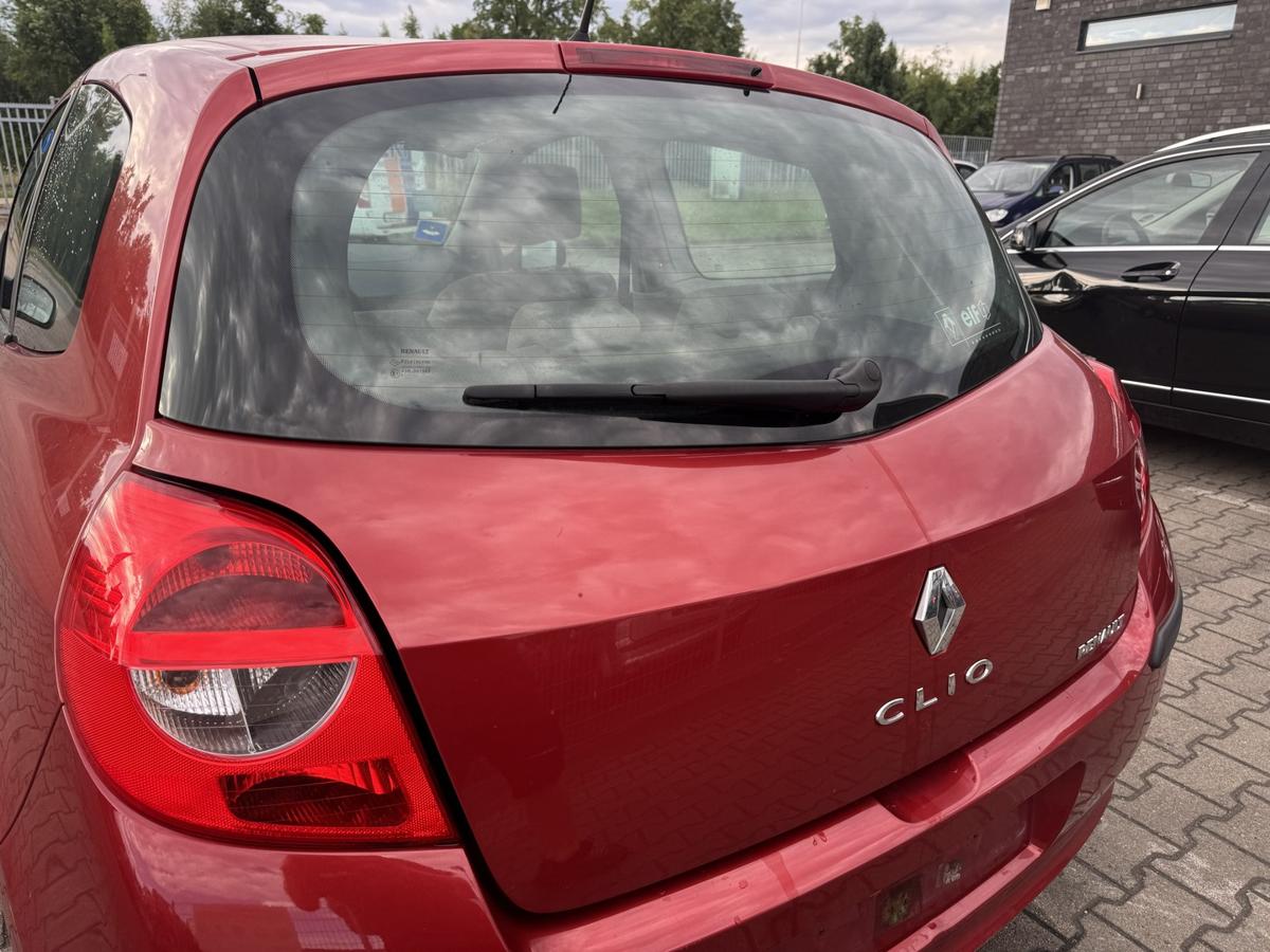 Renault Clio 3 original Heckklappe mit Heckscheibe TEB76 red of fire Bj.2005